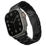 Uniq Osta rustfrit stål rem til Apple Watch 1/2/3/4/5/6/7/8/SE/SE2/Ultra 42/44/45/49 mm - sort