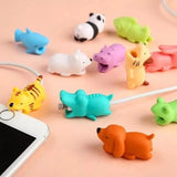 Duck-shaped phone cable cover