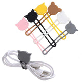 Silicone cable reel - brown