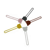 Silicone cable reel - brown