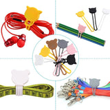 Silicone cable reel - pink