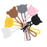 Silicone cable reel - pink