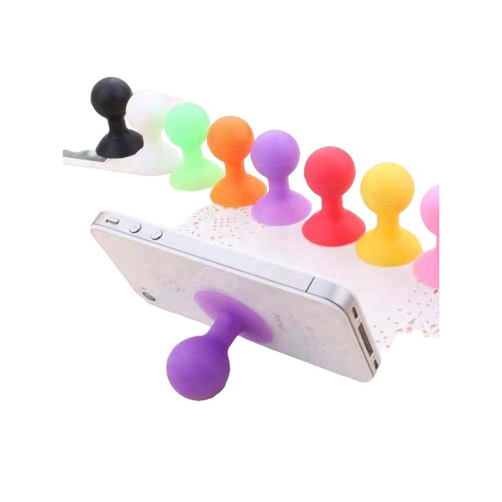 Telefonholder med rundt hoved - rød