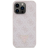 Guess GUHCP13LP4TDSCPP case for iPhone 13 Pro / 13 - pink Crossbody 4G Metal Logo