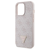 Guess GUHCP13LP4TDSCPP case for iPhone 13 Pro / 13 - pink Crossbody 4G Metal Logo