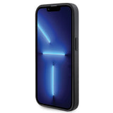 Guess GUHMP14LPSAHMCK case for iPhone 14 Pro - black Saffiano MagSafe