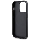 Guess GUHMP14LPSAHMCK case for iPhone 14 Pro - black Saffiano MagSafe