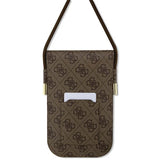 Guess 4G Metal Script Logo handbag - brown