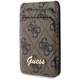 Guess Wallet Card Slot Stand GUWMSHG4SHW case - brown MagSafe 4G Classic Logo