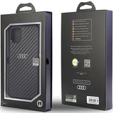 Audi Carbon Fiber iPhone 11 / Xr 6.1" black/black hardcase AU-TPUPCIP11-R8/D2-BK