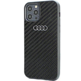 Audi Carbon Fiber iPhone 12/12 Pro 6.1" black/black hardcase AU-TPUPCIP12P-R8/D2-BK