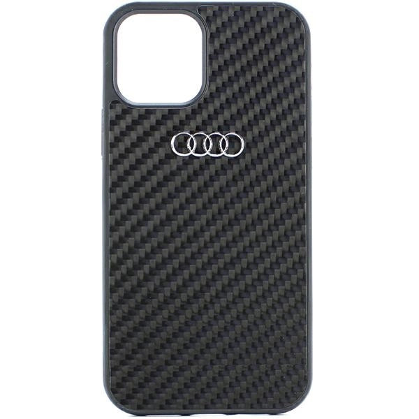 Audi Carbon Fiber iPhone 12/12 Pro 6.1" black/black hardcase AU-TPUPCIP12P-R8/D2-BK