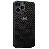 Audi Carbon Fiber iPhone 13 Pro Max 6.7" black/black hardcase AU-TPUPCIP13PM-R8/D2-BK