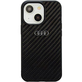 Audi Carbon Fiber iPhone 14 6.1" black/black hardcase AU-TPUPPCIP14-R8/D2-BK