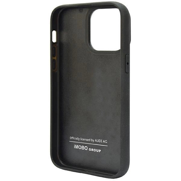 Audi Carbon Fiber Stripe iPhone 14 Pro Max 6.7" black/black hardcase AUS-TPUPCIP14PM-R8/D1-BK