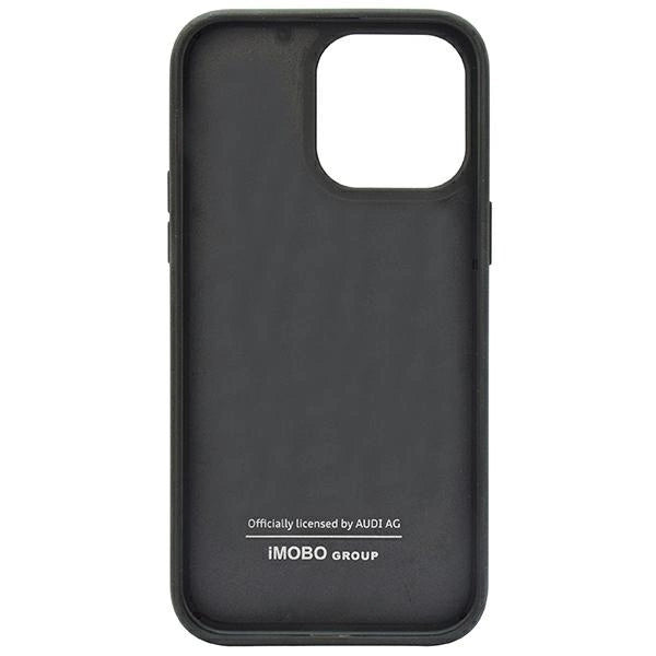 Audi Carbon Fiber Stripe iPhone 14 Pro Max 6.7" black/black hardcase AUS-TPUPCIP14PM-R8/D1-BK