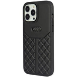 Audi Genuine Leather iPhone 13 Pro Max 6.7" black/black hardcase AU-TPUPPCIP13PM-Q8/D1-BK
