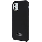 Audi Silicone Case iPhone 12/12 Pro 6.1" black/black hardcase AU-LSRIP12P-Q3/D1-BK