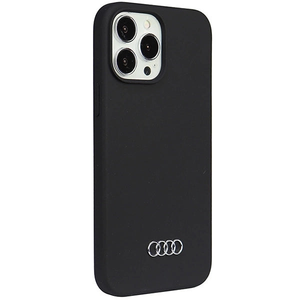 Audi Silicone Case iPhone 13 Pro Max 6.7" sort/sort hardcase AU-LSRIP13PM-Q3/D1-BK