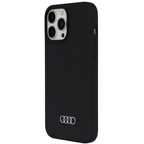 Audi Silicone Case iPhone 13 Pro Max 6.7" sort/sort hardcase AU-LSRIP13PM-Q3/D1-BK