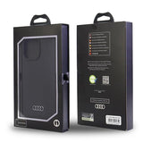 Audi Silicone Case iPhone 13 Pro Max 6.7" sort/sort hardcase AU-LSRIP13PM-Q3/D1-BK