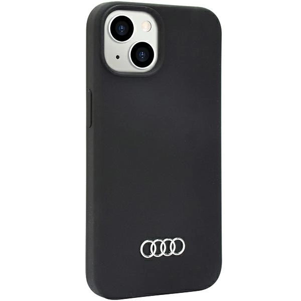 Audi Silicone Case iPhone 14 6.1" black/black hardcase AU-LSRIP14-Q3/D1-BK