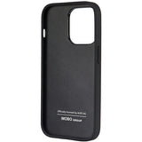 Audi Syntetisk Læder iPhone 14 Pro 6.1" sort/sort hardcase AU-TPUPPCIP14P-TT/D1-BK