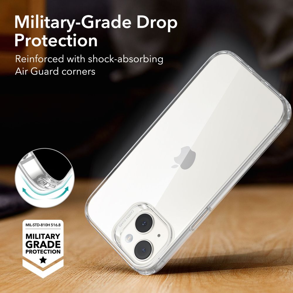 ESR Project Zero iPhone 15 Case - klar