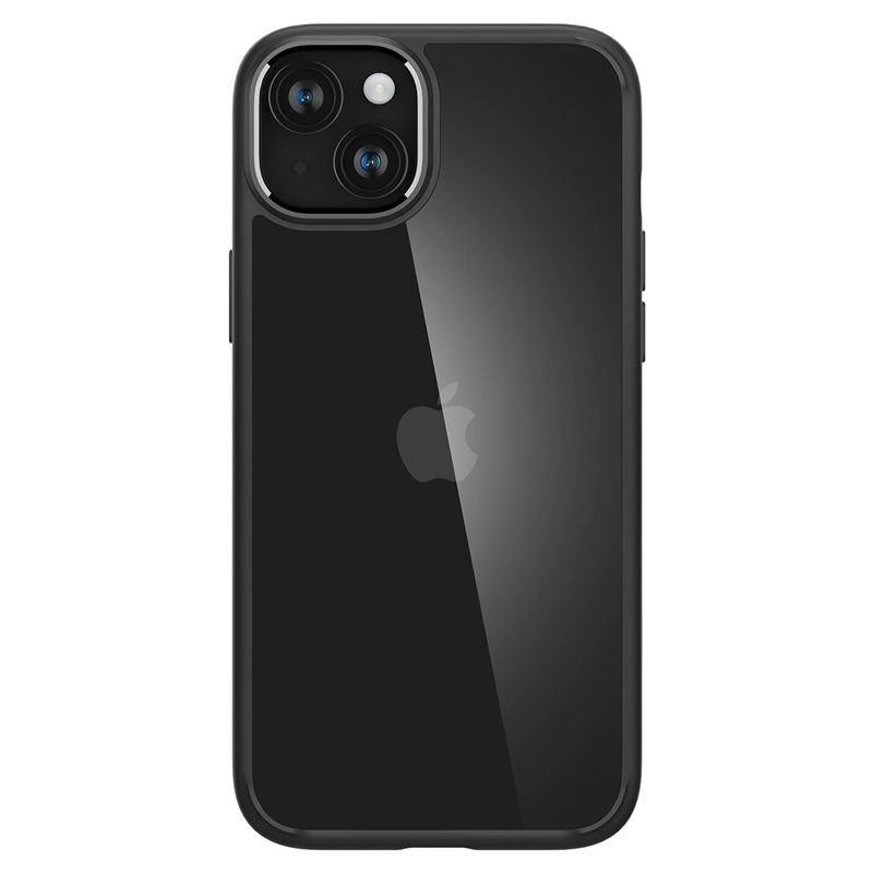 Spigen Crystal Hybrid iPhone 15 Plus Case - Helt sort