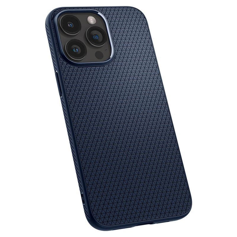 Spigen Liquid Air Case til iPhone 15 Pro Max - Blå