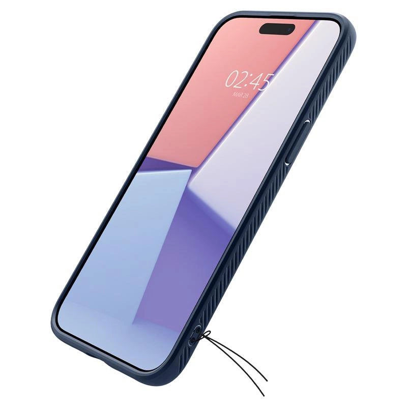 Spigen Liquid Air Case til iPhone 15 Pro Max - Blå