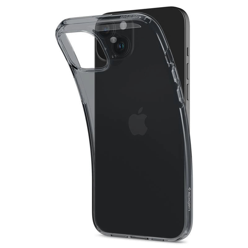 Spigen Crystal Flex iPhone 15 Plus Case - Grå-gennemsigtigt