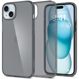 Spigen Crystal Flex iPhone 15 Plus Case - Grå-gennemsigtigt
