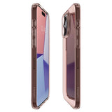 Spigen Crystal Flex Case til iPhone 15 Pro Max - Pink/gennemsigtigt