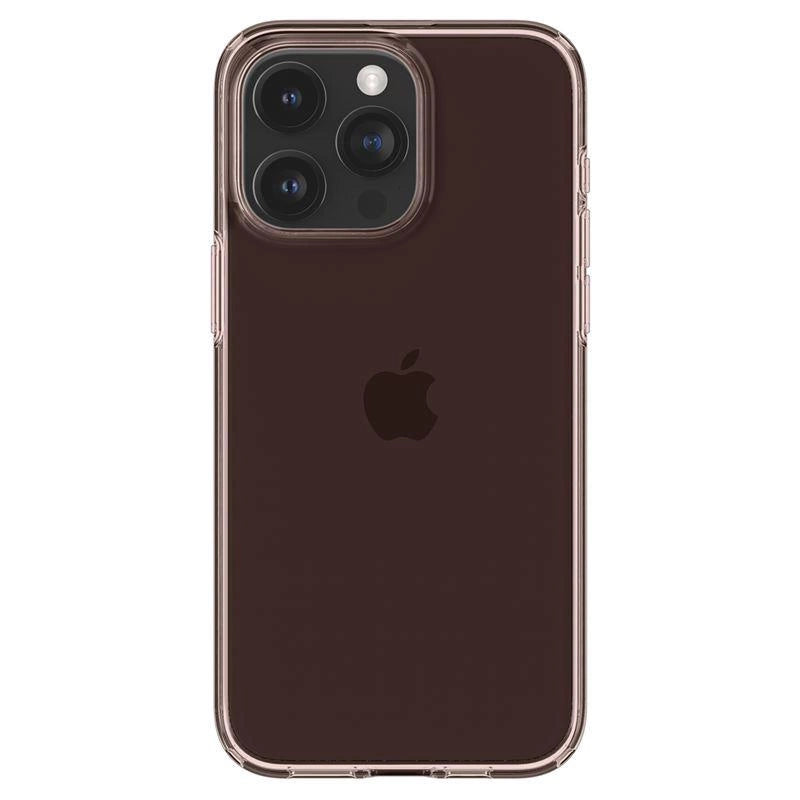 Spigen Crystal Flex Case til iPhone 15 Pro Max - Pink/gennemsigtigt