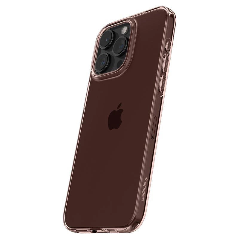 Spigen Crystal Flex Case til iPhone 15 Pro Max - Pink/gennemsigtigt