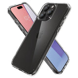 Spigen Crystal Hybrid iPhone 15 Pro Case - klar