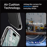 Spigen Crystal Hybrid iPhone 15 Pro Case - klar