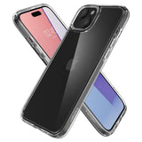 Spigen Crystal Hybrid iPhone 15 Plus Case - klar