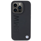 BMW læder Hot Stamp iPhone 15 Pro Max Case - sort