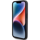 Ferrari Twist Metal Logo-foder til iPhone 15 Pro - rød