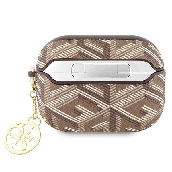 Guess GUAPPGCE4CW case for AirPods Pro - brown GCube Charm