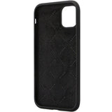 Guess GUHCN614DGPK Case for iPhone 11 / Xr - Black Silicone Logo Strass 4G