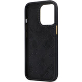 Guess GUHCP13LM4DGPK case for iPhone 13 Pro / 13 - black Silicone Logo Strass 4G