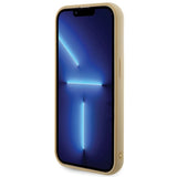 Guess Disco Metal Script case for iPhone 15 Pro - gold