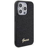 Guess Disco Metal Script case for iPhone 15 Pro - black