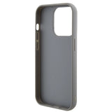 Guess Sequin Script Metal case for iPhone 15 Pro - silver