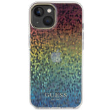 Guess IML Faceted Mirror Disco Iridescent case for iPhone 15 - multicolored