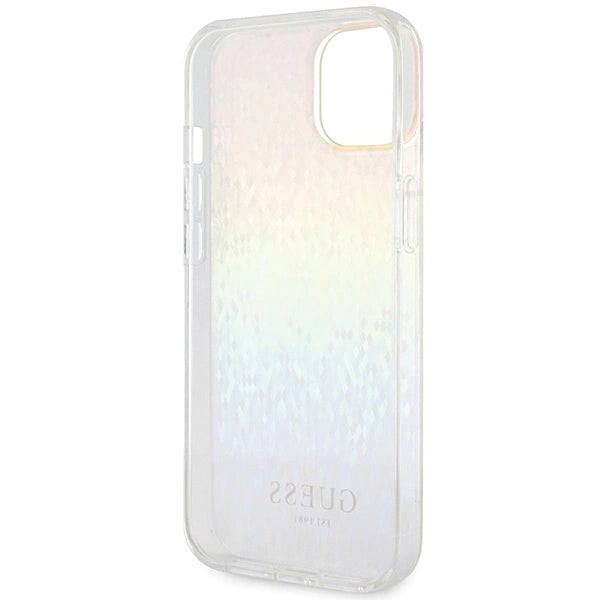 Guess IML Faceted Mirror Disco Iridescent case for iPhone 15 - multicolored