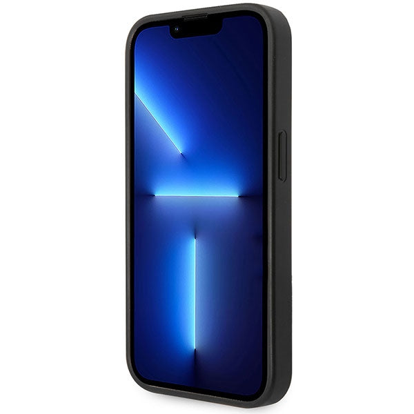 Guess 4G Big Metal Logo-hylster til iPhone 15 Pro Max - grå